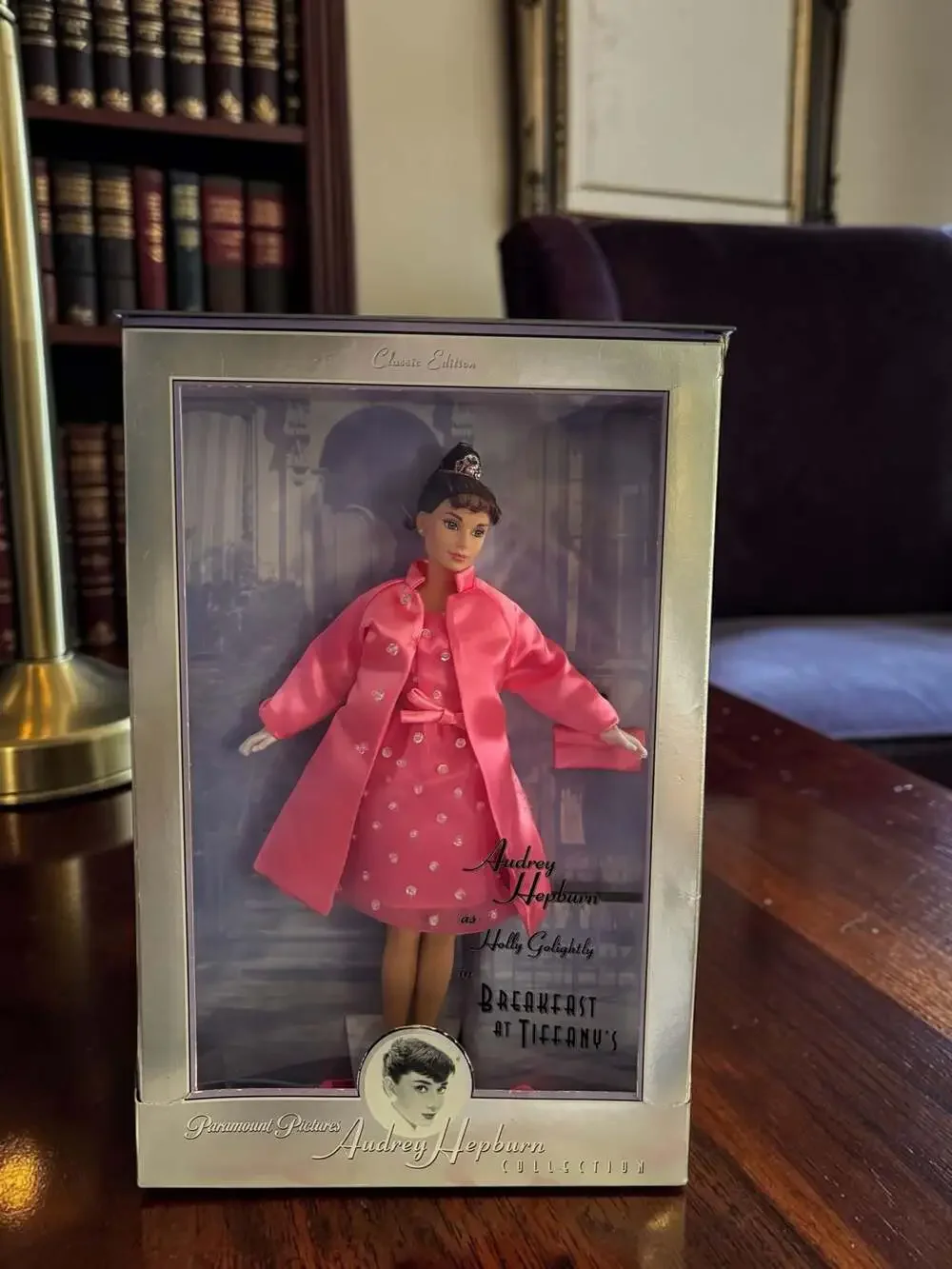 Mattel Audrey Hepburn Classic Edition Breakfast At Tiffanys Pink Dress NRFB
